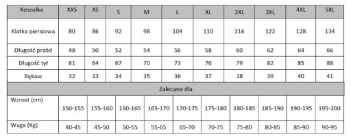 KOSZULKA ROWEROWA KOLARSKA NA ROWER ZRZĘDA 2XL