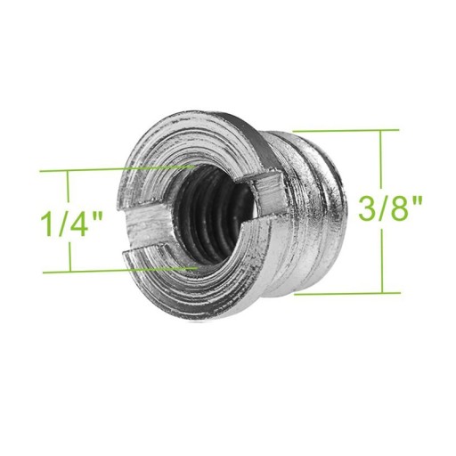 ВИНТ ПЕРЕХОДНИКА ШТАТИВА ОТ 1/4 ДЮЙМА ДО 3/8 ДЮЙМА