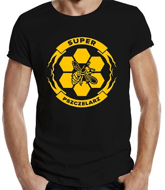 Подарок пчеловоду ФУТБОЛКА SUPER BEEKEEPER L