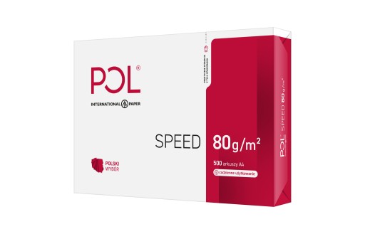 Бумага Polspeed Xerox А4 80г/м Картон 5 стопок