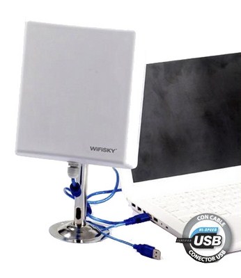 Panelowa antena z routerem WiFiSKY WIFI SKY 10km