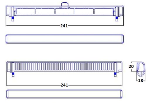 Оконные форточки Slimline 2000 АНТРАЦИТ/БЕЛЫЙ