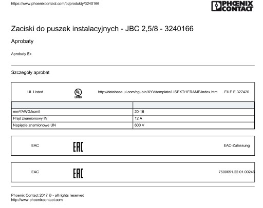 2x комплект электрических быстроразъемных соединителей 8x2,5 JBC