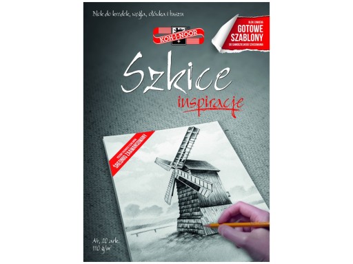 KOHINOOR INSPIRATIONS SKETCH PAD A4 110 г 20 шт. ВЫСОКОЕ КАЧЕСТВО изготовления.
