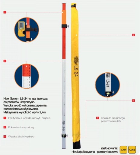 СТЕНД ДЛЯ ЛАЗЕРНОГО ВЫРАВНИВАНИЯ СИСТЕМЫ NIVEL LS-24 2,4М