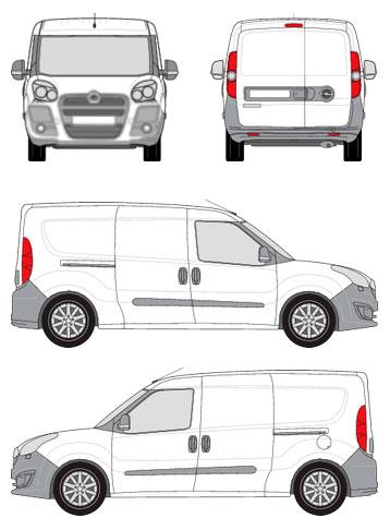 БАГАЖНИК НА КРЫШУ CRUZ FIAT DOBLO MAXI 3 БЕЛКИ 2015