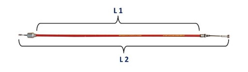 ТОРМОЗНОЙ ТРОС ALKO CABLES CABLE 1130/1326 ОРИГИНАЛ