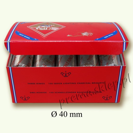 THREE KINGS CARBON 40мм - КОРОБКА - 10 рулонов