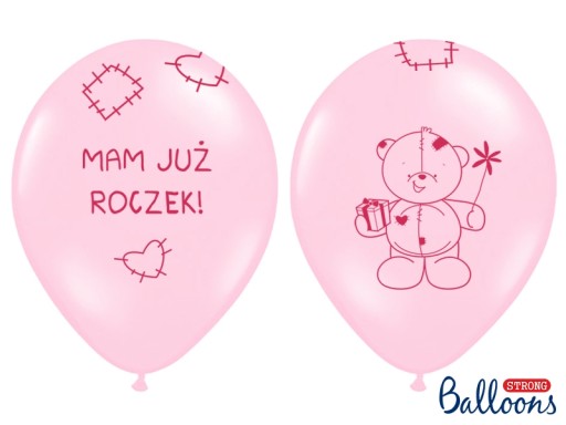 Balon balony pierwsze 1 urodziny MAM JUŻ ROCZEK