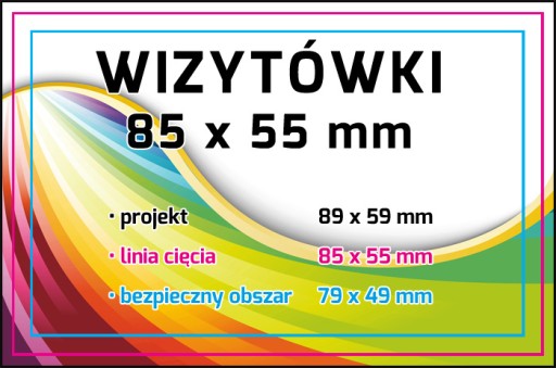 WIZYTÓWKI FOLIOWANE 250 szt FOLIA MAT + LAKIER UV