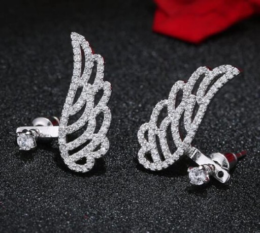 СЕРЬГИ NASSARIUS WINGS ПОЗОЛОЧЕННЫЕ SWAROVSKI