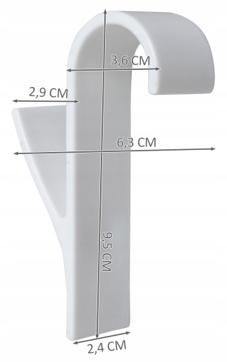 8x HACZYK WIESZAK NA GRZEJNIK KALORYFER ŁAZIENKOWY