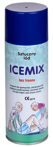 ИСКУССТВЕННЫЙ ЛЕД СМЕСЬ ДЛЯ ЛЬДА ICEMIX СПРЕЙ МОРОЗИЛЬНАЯ КАМЕРА 400 мл