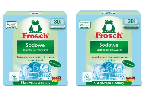 FROSCH tabletki do zmywarki sodowe, 60SZT!