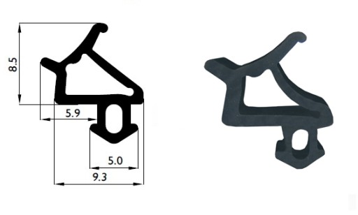 Уплотнители, уплотнитель для окон ПВХ, окна С-1530