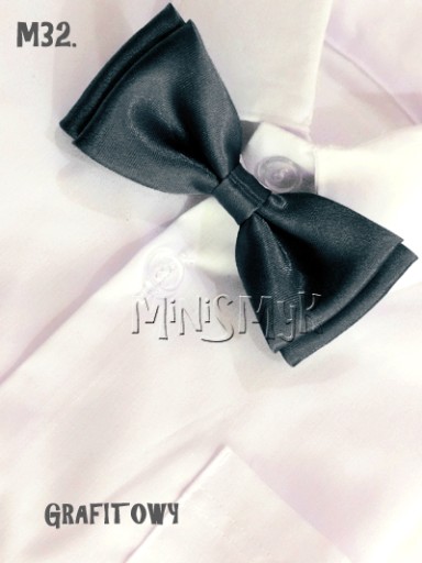 Графитовый Elegant Bow Tie, детский галстук-бабочка, 3-10 цветов, узоры