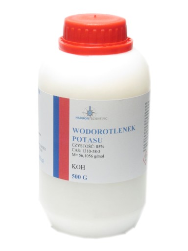 WODOROTLENEK POTASU - KOH - CZ. - 500 G