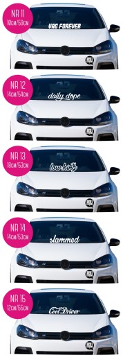 Наклейка на лобовое стекло Автомобильные наклейки *XL *УЗОРЫ *ЦВЕТА