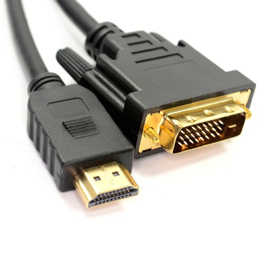 Кабель-переходник Lanberg HDMI(M) - DVI-D(M)(24+1) 1,8 м Dual Link с позолоченными контактами