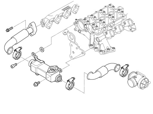 Замена пробки EGR BMW 2.0 2.5 3.0 D M47 M57