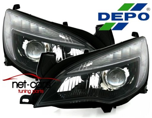 ЛАМПЫ, ФАРЫ OPEL ASTRA J LED DAYLINE H7 RL B