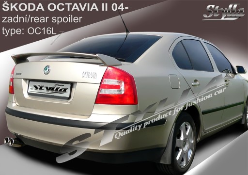 Спойлер спойлер на Skoda Octavia 2 MK2 04- 5 типы