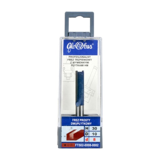 Frez Trzpieniowy Prosty 14x19 Uchwyt-8mm GLOBUS