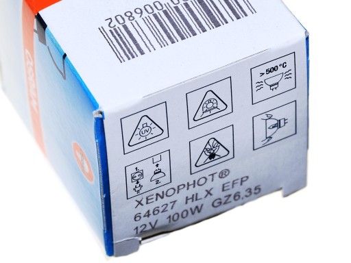Żarówka hal. 64627 HLX 100W G6.35 12V OSRAM EFP