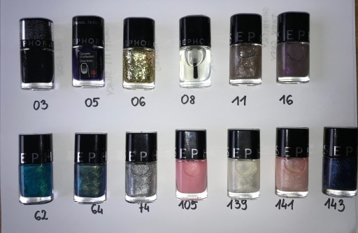 SEPHORA ЛАК ДЛЯ НОГТЕЙ 5 МЛ ЦВЕТА