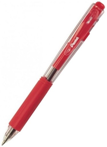 PENTEL BK437 RED АВТОМАТИЧЕСКАЯ ШАРИКОВАЯ РУЧКА