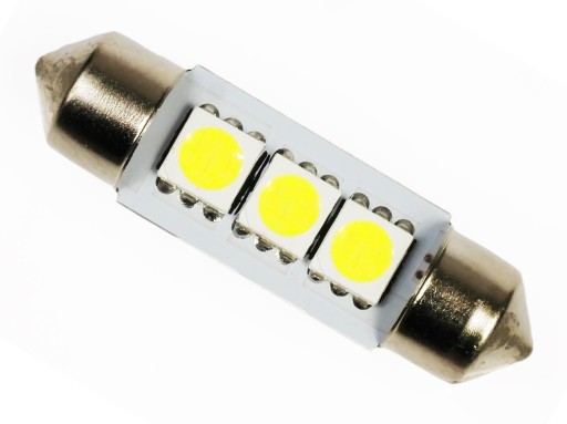 Лампа 3 LED C5W C10W SMD 5050 ТРУБА 36 мм