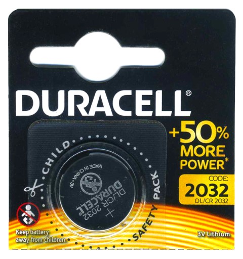 Duracell CR2032 DL2032 Литиевая батарея