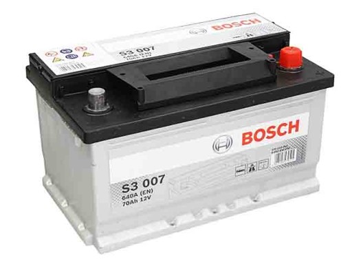 АККУМУЛЯТОР BOSCH S3 70AH 640 70 Ah S3007 ПРАВЫЙ +