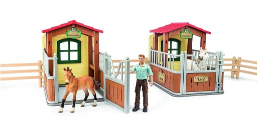 Комплект стойла Schleich для лошадей
