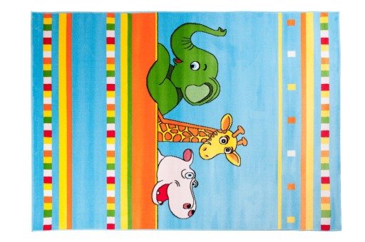 КОВЕР FUN KIDS 120x170 KIDS Elephant Giraffe 760bl