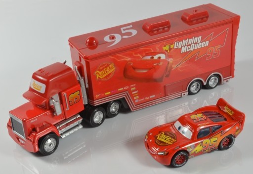 MATTEL CARS CARS ZIGZAK McQueen МЕТАЛИК С ПЛАМЯМ 1:55 от PL