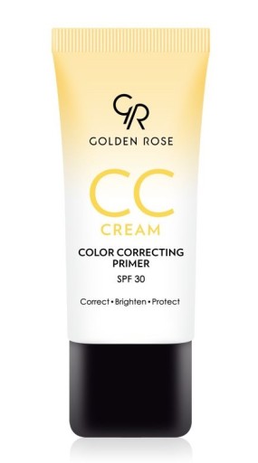 GOLDEN ROSE CC ЖЕЛТЫЙ КРЕМ-ПРАЙМЕР С ОСВЕЩЕНИЕМ SPF 30