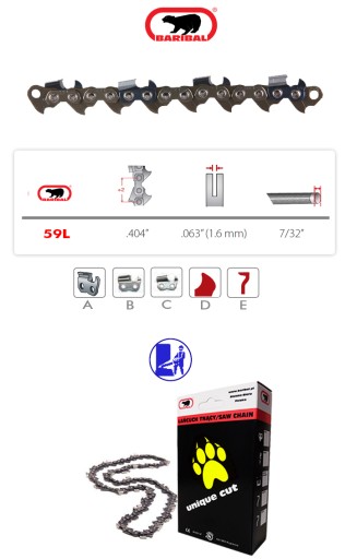Mocny Łańcuch Tnący . 404 '' | 1,6 mm | Baribal