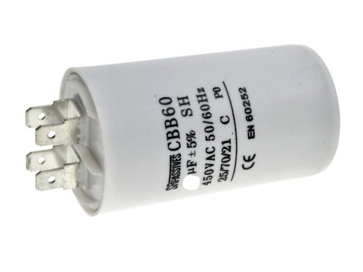 KONDENSATOR 1,5uF 450V do silnika CBB60A