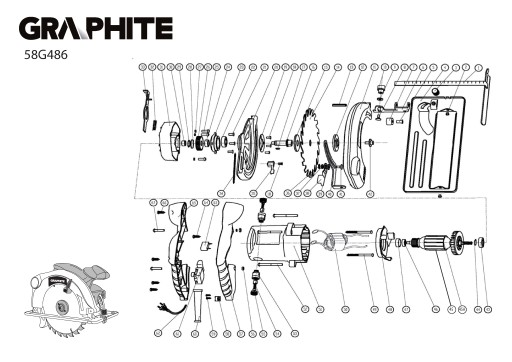 УГОЛЬНЫЕ ЩЕТКИ ДЛЯ ПИЛЫ 58G488 58G486