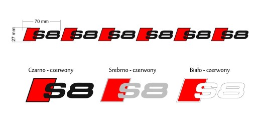 Наклейка S8 для клемм Набор наклеек 6 шт.