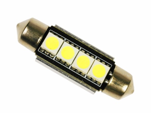 CANBUS żarówka 4 LED C5W CAN BUS rurka RURKA 39 mm