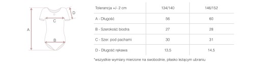 БОДИ ДЛЯ БАЛЕТА ДЛЯ ГИМНАСТИЧЕСКИХ ТАНЦЕВ X2 GW 146/152