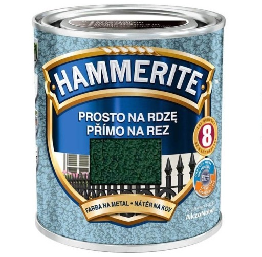 HAMMERITE Prosto na rdzę 2,5L MŁOTKOWY CIEMNOZIEL.