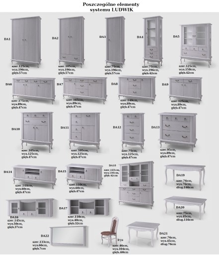 Комод 125, комплект, большой выбор, МЕБЕЛЬНЫЕ СИСТЕМЫ, гостиная