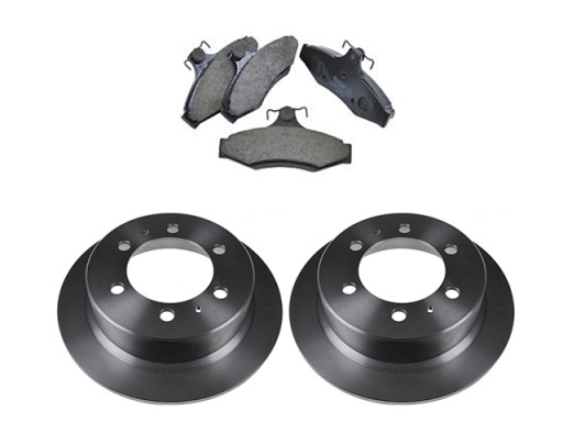 Тормозной диск тормозные колодки задний daewo ssangyon korando musso , фото