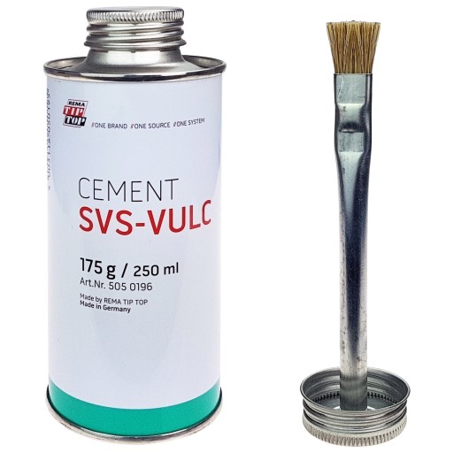 KLEJ DO ŁATEK DĘTEK SVS-VULC 250 ML REMA TIP TOP Z PĘDZELKIEM - NIEMIECKI