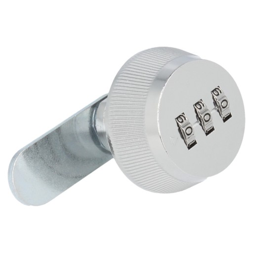 Zamek szyfrowy fi19x17,5mm meblowy - drewno, metal