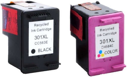 2x Tusz do HP 301XL 1000 1050 1510 2050 3050 4500