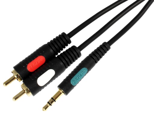 KABEL jack 3.5mm 2 RCA OFC PROLINK CLASSIC 3m